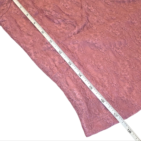 Nordstrom x BP Puff Sleeve Lace Top in Pink Nostalgia - Picture 7 of 10